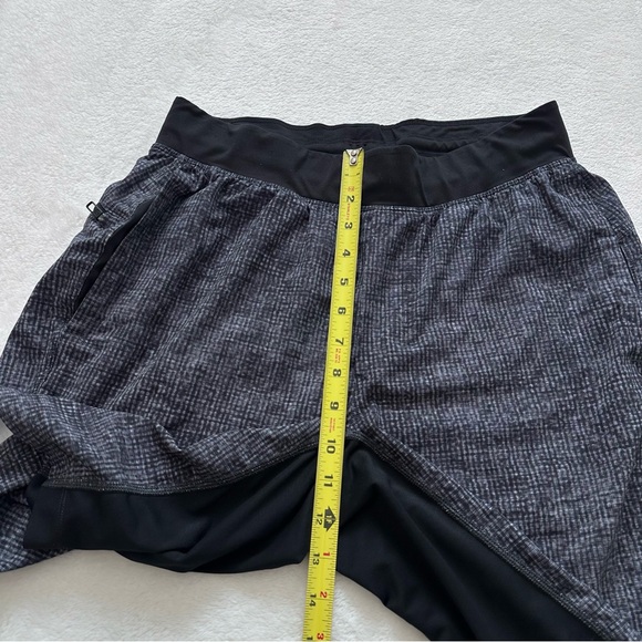 Lululemon Men's T.H.E. Short Linerless Gridiron Starlight Black M - Picture 10 of 15